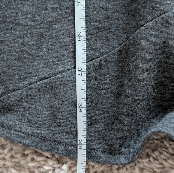 Title: Vince Heather Gray Asymmetrical Seam Fit & Flare Dress – Size M - Picture 12 of 12